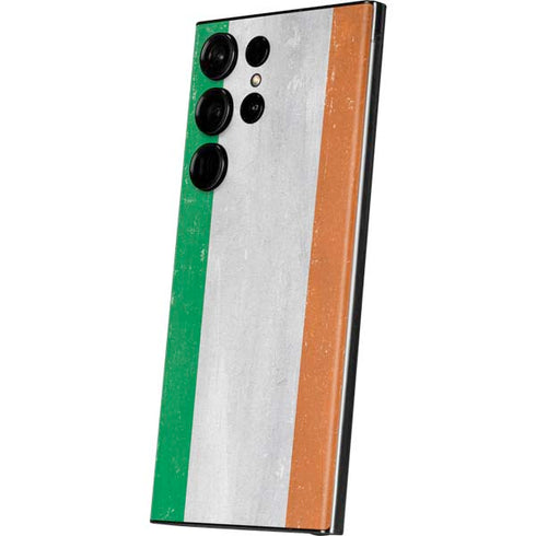 Ireland Flag Distressed Galaxy Skins