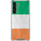 Ireland Flag Distressed Galaxy S24 FE Clear Case