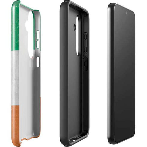 Ireland Flag Distressed Galaxy S25 Plus Impact Case