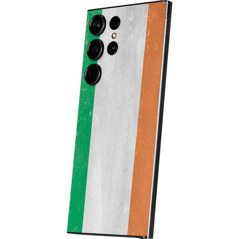 Ireland Flag Distressed Galaxy S25 Ultra Skin