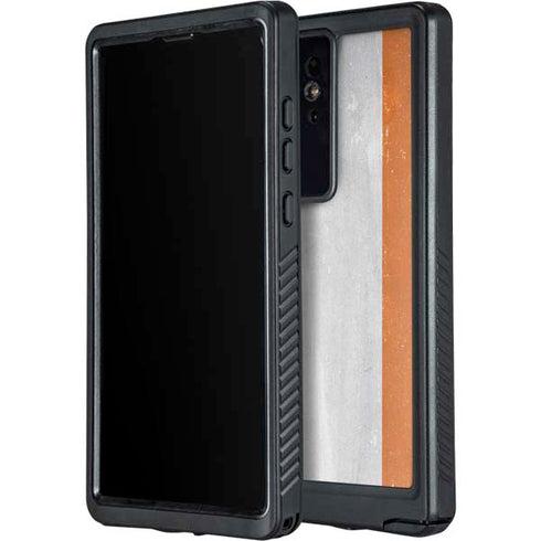 Ireland Flag Distressed Galaxy S24 Ultra Waterproof Case