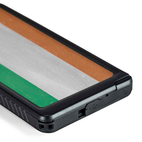 Ireland Flag Distressed Galaxy S24 Ultra Waterproof Case