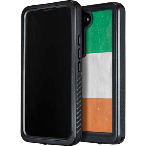 Ireland Flag Distressed Galaxy S24 Waterproof Case