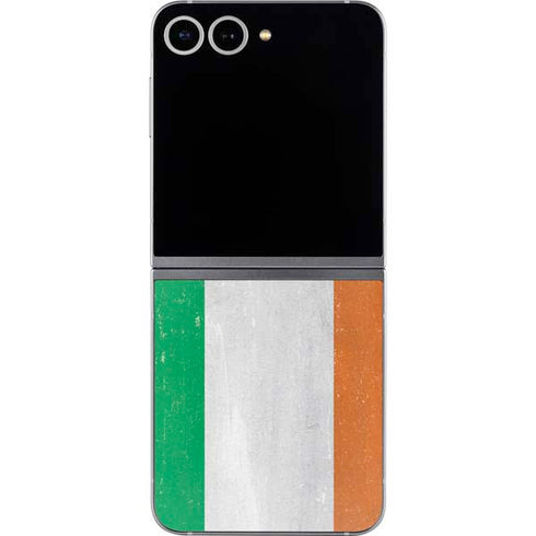 Ireland Flag Distressed Galaxy Z Flip6 Skin