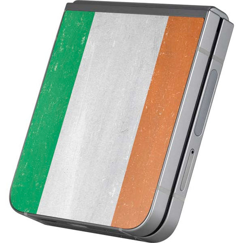 Ireland Flag Distressed Galaxy Z Flip6 Skin