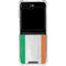 Ireland Flag Distressed Galaxy Z Flip6 Clear Case