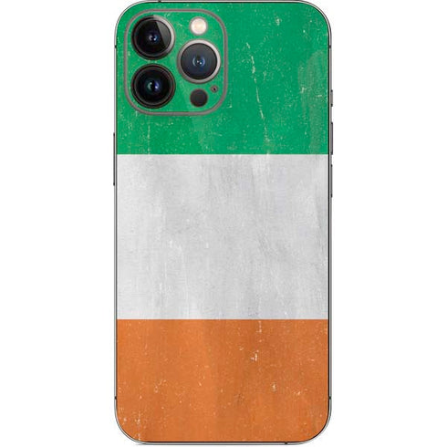 Ireland Flag Distressed iPhone 15 Pro Max Skin