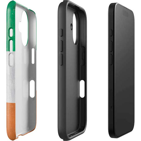 Ireland Flag Distressed iPhone 16 Plus Impact Case