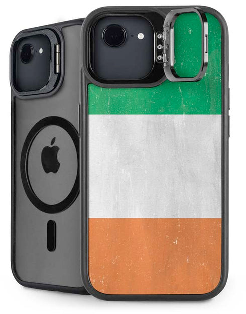 Ireland Flag Distressed iPhone 16e Kickstand Case
