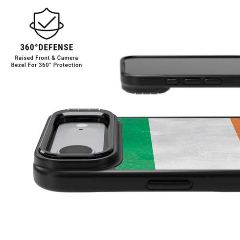 Ireland Flag Distressed iPhone 17 Air Kickstand Case