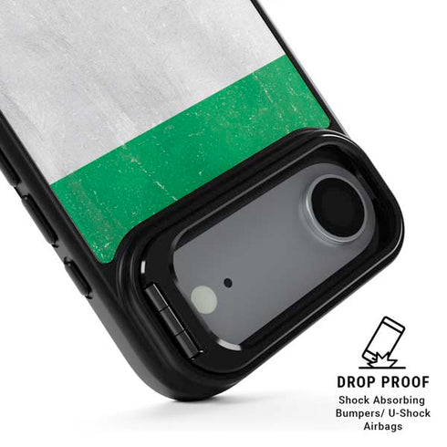 Ireland Flag Distressed iPhone 17 Air Kickstand Case