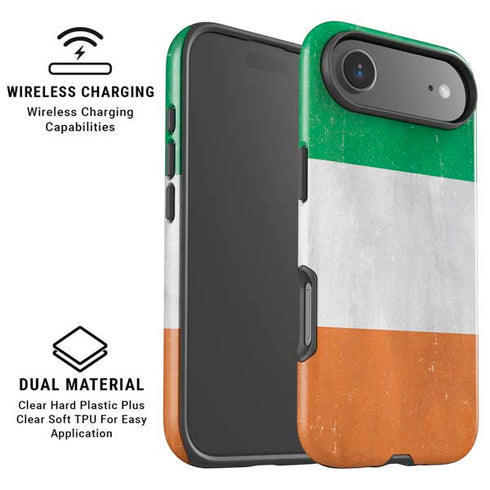 Ireland Flag Distressed iPhone 17 Air Magsafe Impact Case