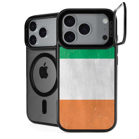 Ireland Flag Distressed iPhone 17 Pro Kickstand Case