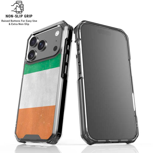 Ireland Flag Distressed iPhone 17 Pro MagSafe Case