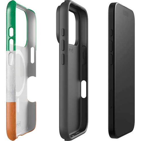 Ireland Flag Distressed iPhone 17 Pro Magsafe Impact Case