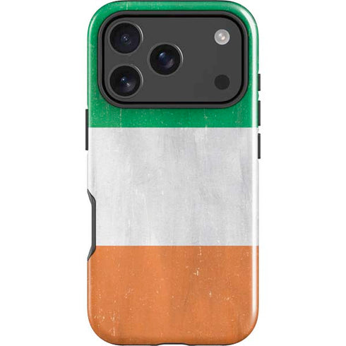 Ireland Flag Distressed iPhone 17 Pro Max Impact Case