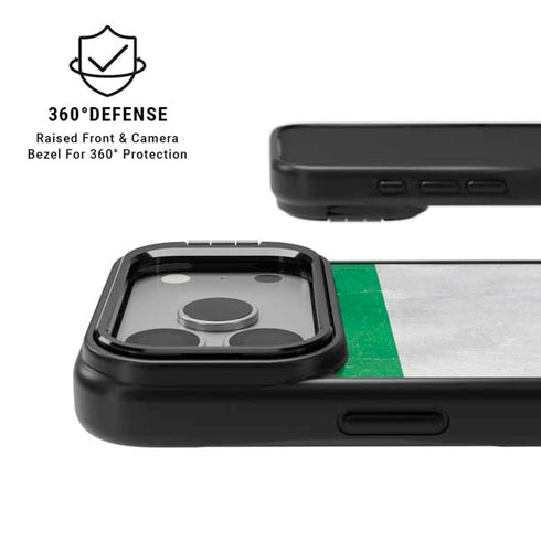 Ireland Flag Distressed iPhone 17 Pro Max Kickstand Case