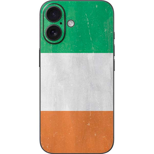 Ireland Flag Distressed iPhone 17 Skin