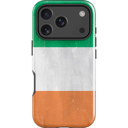Ireland Flag Distressed iPhone 18 Pro Impact Case