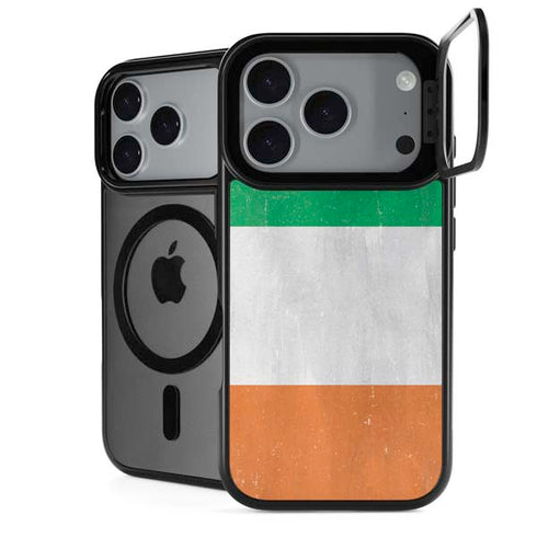 Ireland Flag Distressed iPhone 18 Pro Kickstand Case
