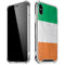Ireland Flag Distressed iPhone X/XS Clear Case