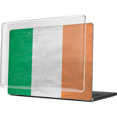 Ireland Flag Distressed MacBook Pro 14in (2021-24) Case plus Skin