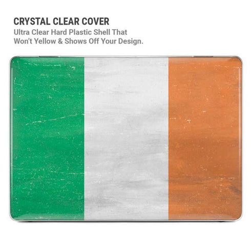 Ireland Flag Distressed MacBook Pro 14in (2021-24) Case plus Skin