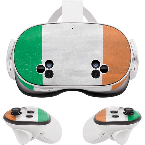 Ireland Flag Distressed Meta Quest 3S Skin