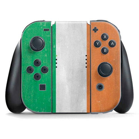 Ireland Flag Distressed Nintendo Switch (2017-2021) Joy-Con Controller Skin