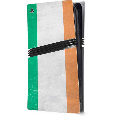 Ireland Flag Distressed PS5 Pro Console Skin