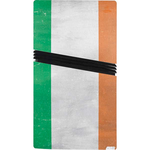 Ireland Flag Distressed PS5 Pro Console Skin