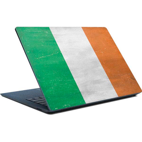 Ireland Flag Distressed Surface Laptop Skin