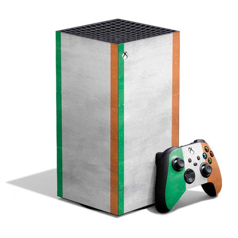Ireland Flag Distressed XBox Series X Digital Edition Bundle Skin