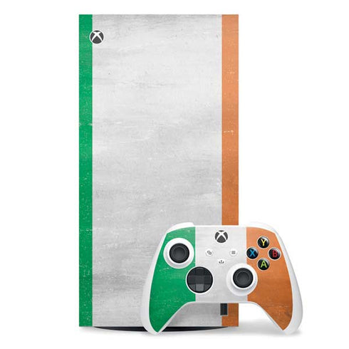 Ireland Flag Distressed Xbox Series X Skins