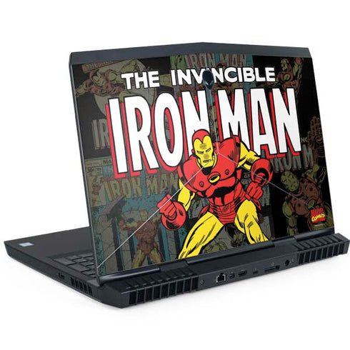 Marvel Classic Comics Iron Man Action Vintage Dell Alienware Skin