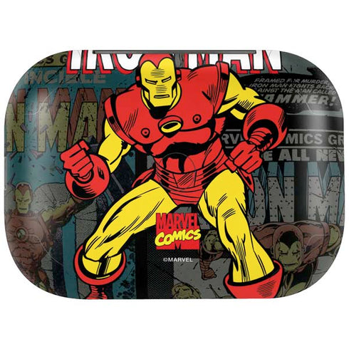 Marvel Classic Comics Iron Man Action Vintage Amazon Echo Buds Skin