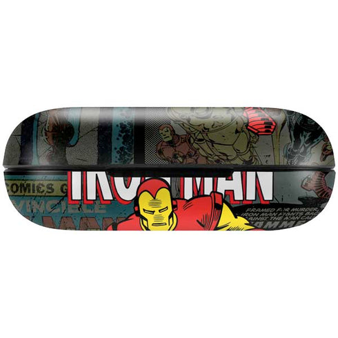 Marvel Classic Comics Iron Man Action Vintage Amazon Echo Buds Skin