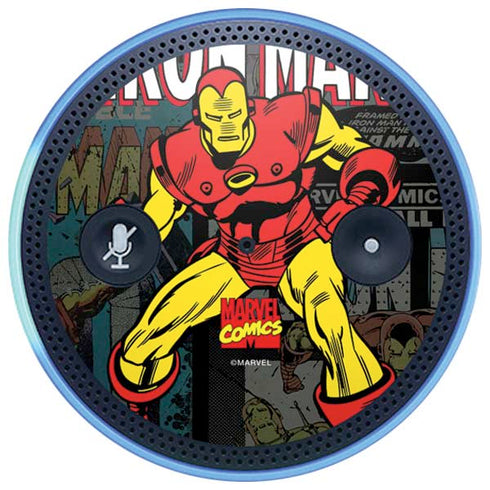 Marvel Classic Comics Iron Man Action Vintage Amazon Echo Skin