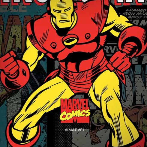 Marvel Classic Comics Iron Man Action Vintage Amazon Echo Skin