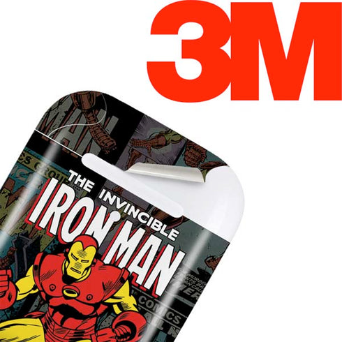 Marvel Classic Comics Iron Man Action Vintage Apple AirPods Skin