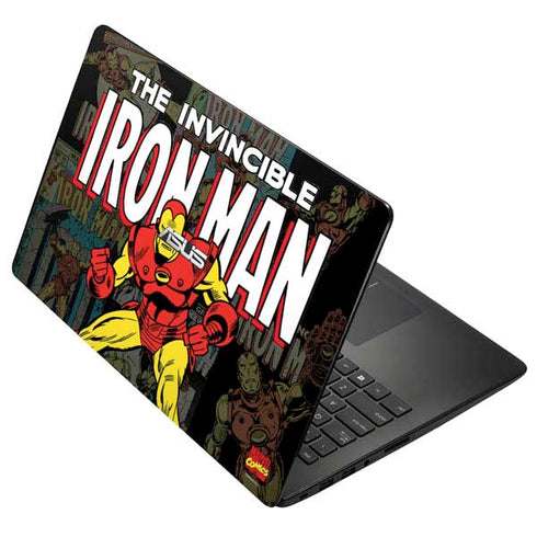 Marvel Classic Comics Iron Man Action Vintage Asus X502CA 15.6 Skin