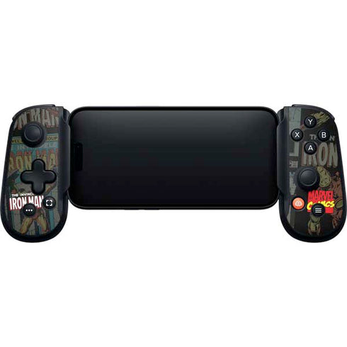 Marvel Classic Comics Iron Man Action Vintage Backbone One for iPhone Game Controller Skin