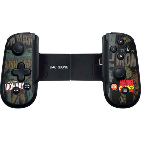 Marvel Classic Comics Iron Man Action Vintage Backbone One for iPhone Game Controller Skin