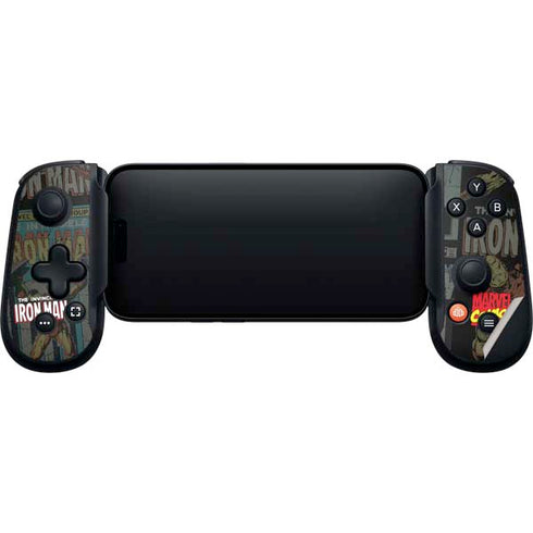 Marvel Classic Comics Iron Man Action Vintage Backbone One for iPhone Game Controller Skin