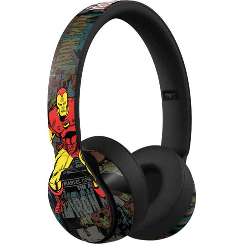 Marvel Classic Comics Iron Man Action Vintage Beats Solo Pro Skin