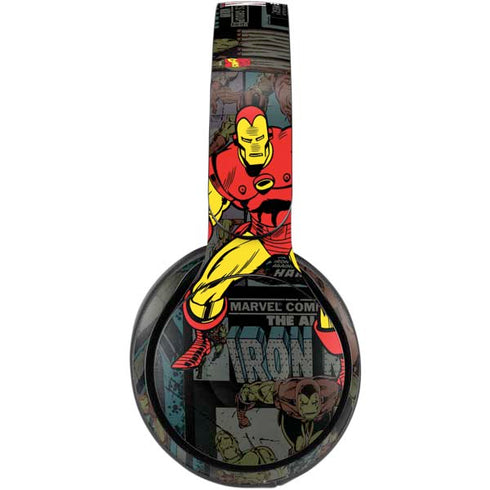 Marvel Classic Comics Iron Man Action Vintage Beats Solo Pro Skin