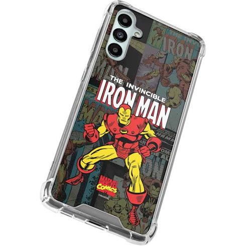 Marvel Classic Comics Iron Man Action Vintage Gabb Phone 4 Clear Case