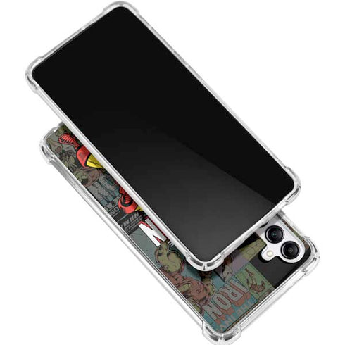 Marvel Classic Comics Iron Man Action Vintage Gabb Phone 4 Clear Case