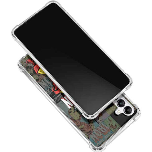 Marvel Classic Comics Iron Man Action Vintage Galaxy A16 5G Clear Case