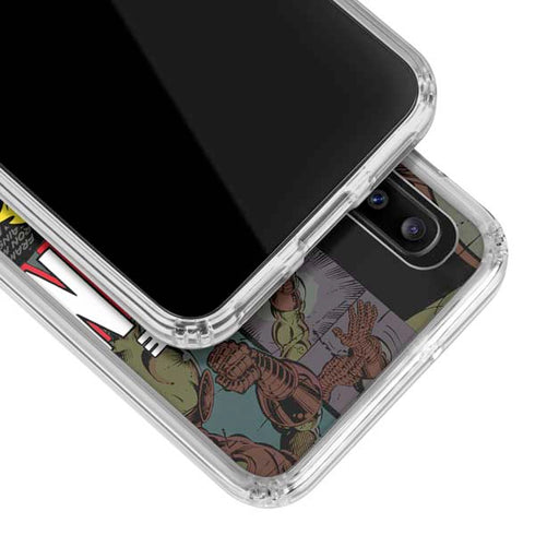 Marvel Classic Comics Iron Man Action Vintage Galaxy A20 Clear Case